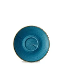 Sous-tasse à expresso Java Blue porcelaine vitrifiée Ø 11 cm Stonecast Java Churchill