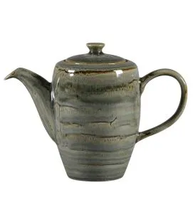 Cafetière avec couvercle Peridot porcelaine 35 cl Ø 8,8 cm Rakstone Spot Rak