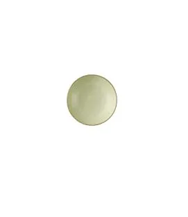 Assiette coupe creuse rond Raw Green porcelaine vitrifiée Ø 18,2 cm Stonecast Raw Churchill