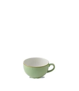 Tasse à cappuccino / thé Sage Green porcelaine vitrifiée 22 cl Ø 9,5 cm Stonecast Sage Churchill