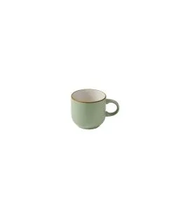 Mug rond Sage Green porcelaine vitrifiée 45 cl 9,5 cm Ø 9,5 cm Stonecast Churchill