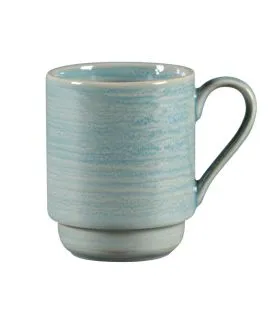 Mug empilable Saphire porcelaine 30 cl Ø 8 cm Rakstone Spot Rak
