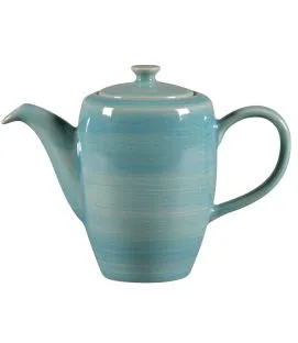 Cafetière avec couvercle Saphire porcelaine 35 cl Ø 8,8 cm Rakstone Spot Rak