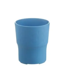 Gobelet bleu fibre végétale 16 cl Lilitouch Saint Romain