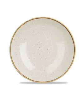 Assiette coupe creuse rond barley white porcelaine vitrifiée Ø 24,8 cm Stonecast Barley Churchill