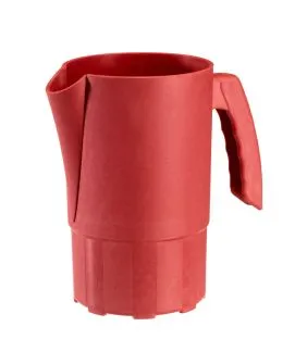 Pichet rouge fibre végétale 1 L Lilitouch Saint Romain