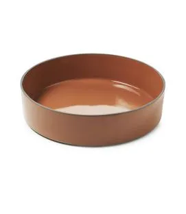 Saladier porcelaine culinaire cannelle Ø 32,5 cm 8 cm 350 cl Caractère Revol