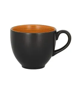Tasse à café orange porcelaine vitrifiée 20 cl Ø 8,4 cm Trinidad Rak