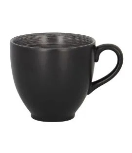 Tasse à déjeuner gris porcelaine vitrifiée 28 cl Ø 9 cm Trinidad Rak