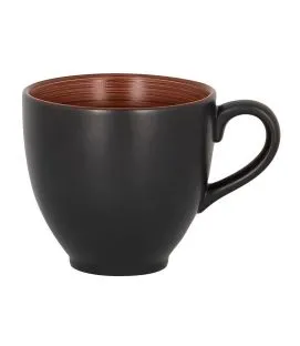 Tasse à déjeuner marron porcelaine vitrifiée 28 cl Ø 9 cm Trinidad Rak