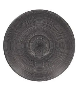 Sous tasse rond gris porcelaine vitrifiée Ø 15 cm Trinidad Rak