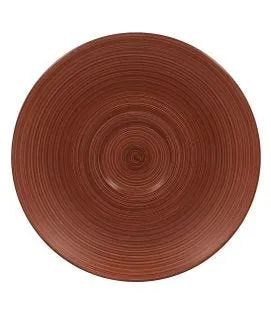 Sous tasse à déjeuner marron porcelaine vitrifiée Ø 17 cm Trinidad Rak