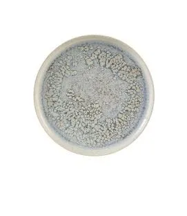 Assiette plate rond gris grès émaillé Ø 28 cm Tropic Accolade