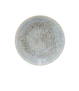 Assiette coupe rond gris grès émaillé Ø 27 cm Tropic Accolade