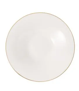 Assiette coupe creuse rond blanc porcelaine bone china Ø 28,5 cm Anmut Villeroy & Boch