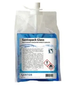 Détergent vitres et surfaces ultra concentré 1,5 L Santopack Santor