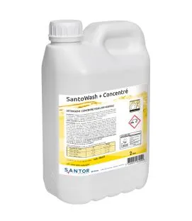 Détergent très concentré pour le lavage de la vaisselle en machine 2 L Santowash Santor