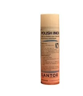 Détergent pour les surfaces métalliques polies 400 ml Polish Inox Santor