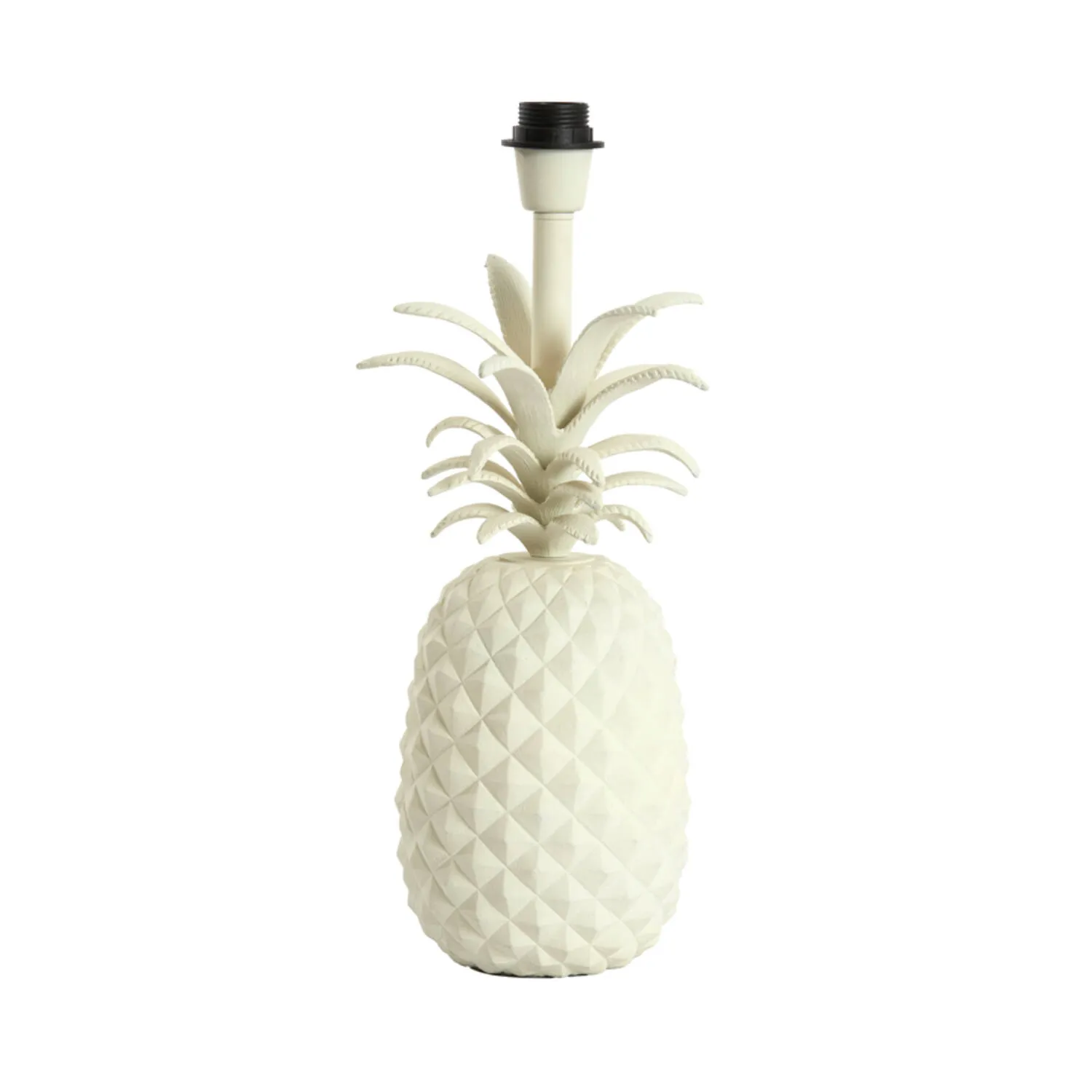 Socle de lampe ananas blanc pastel Light & Living Pineapple – H. 42 cm