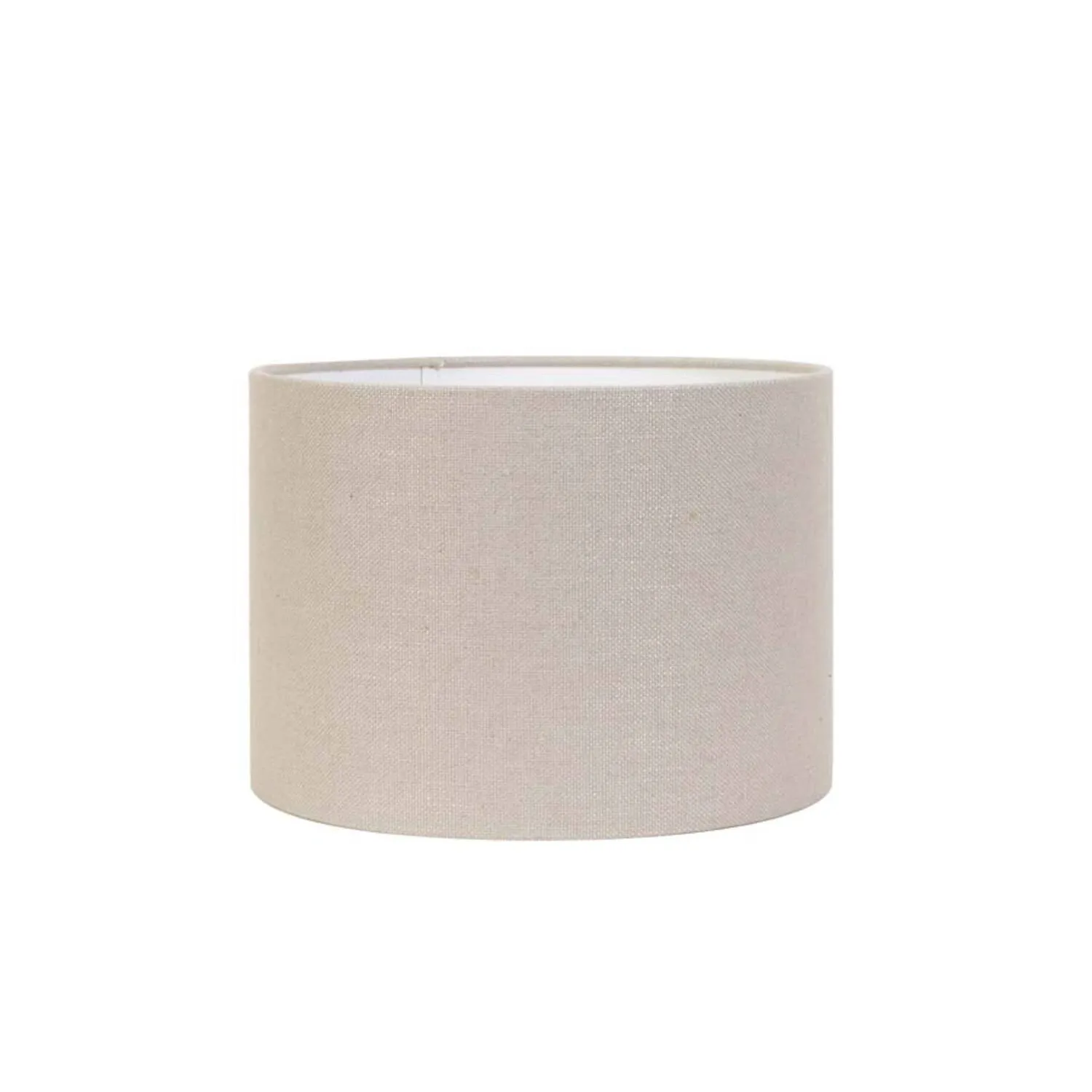 Tissu d’abat-jour en forme cylindrique beige Light & Living Livigno – Ø 50 cm