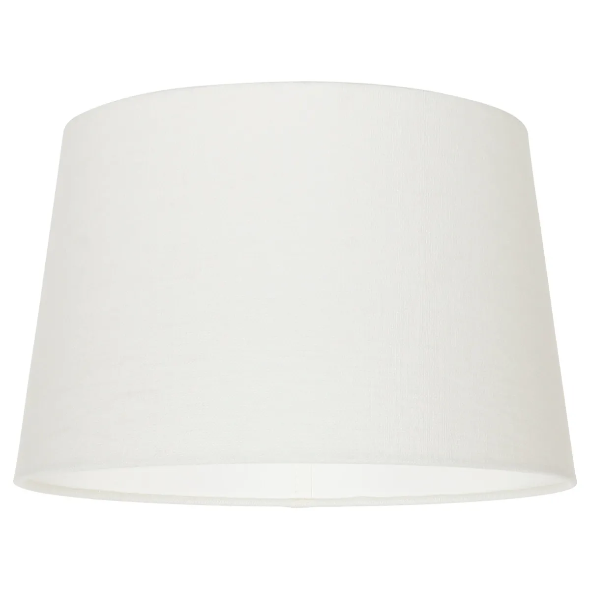 Abat-jour blanc en tissu moderne Steinhauer
