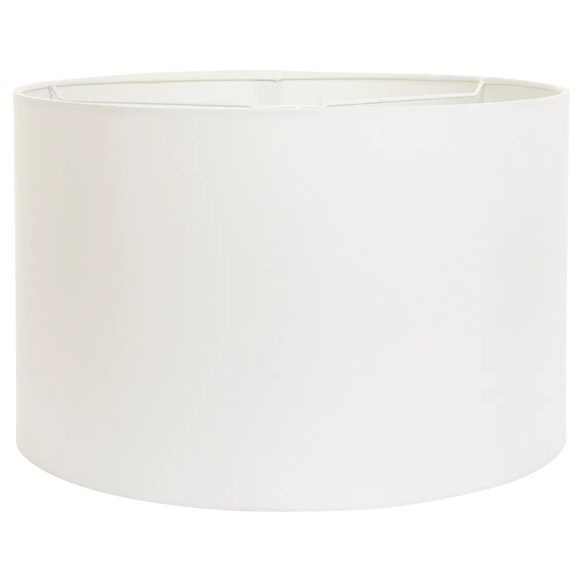 Abat-jour blanc en tissu moderne Mexlite