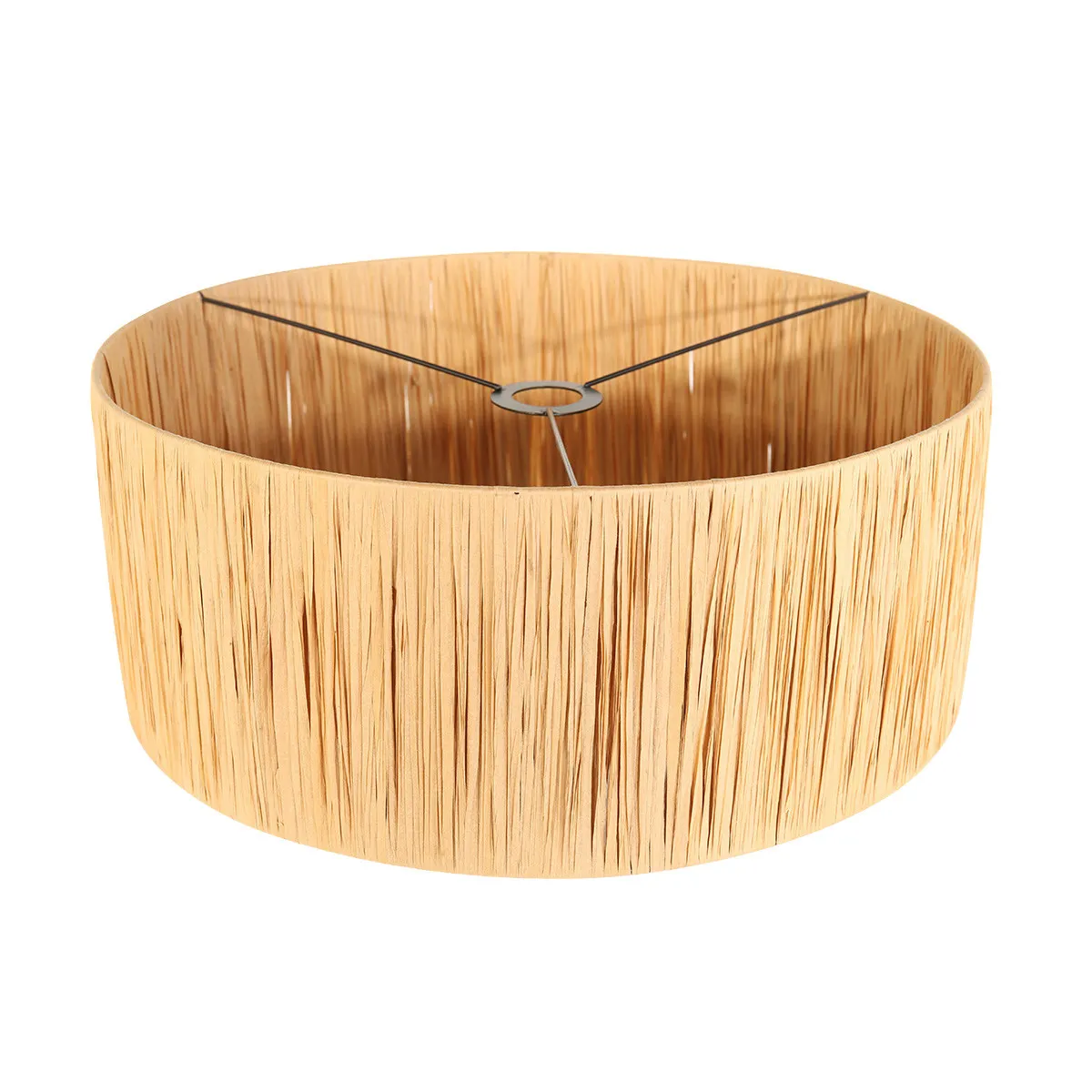 Abat-jour en herbe de mer naturel bohémien Steinhauer