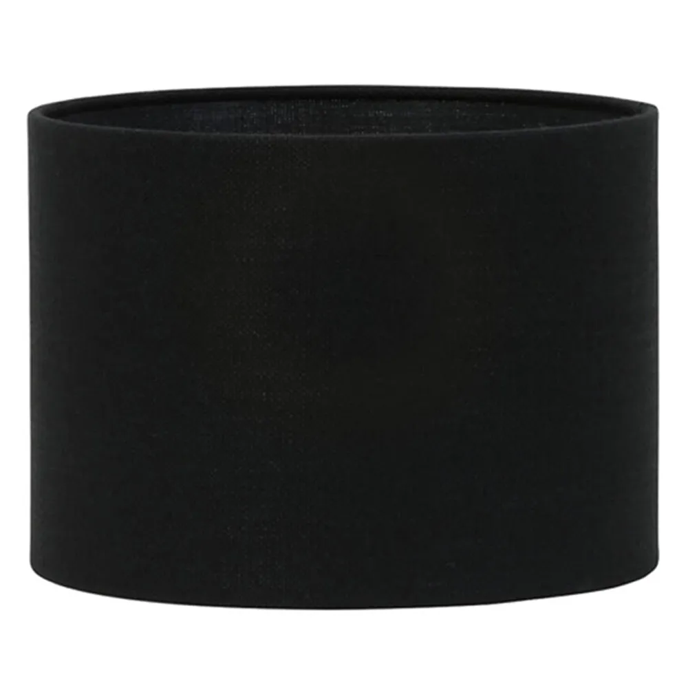 Abat-jour moderne rond noir Light & Living Livigno – Ø 30 cm