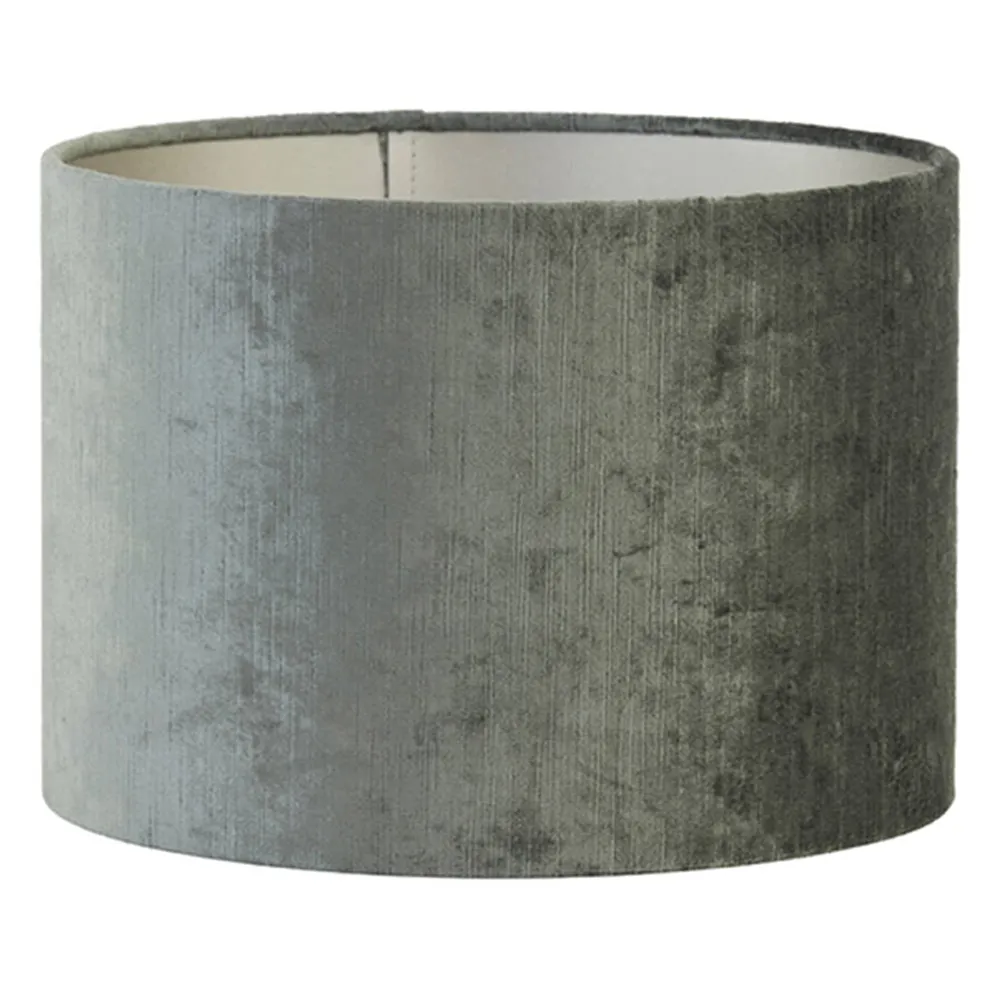 Abat-jour rétro vert effet velours Light & Living Gemstone – Ø 30 cm