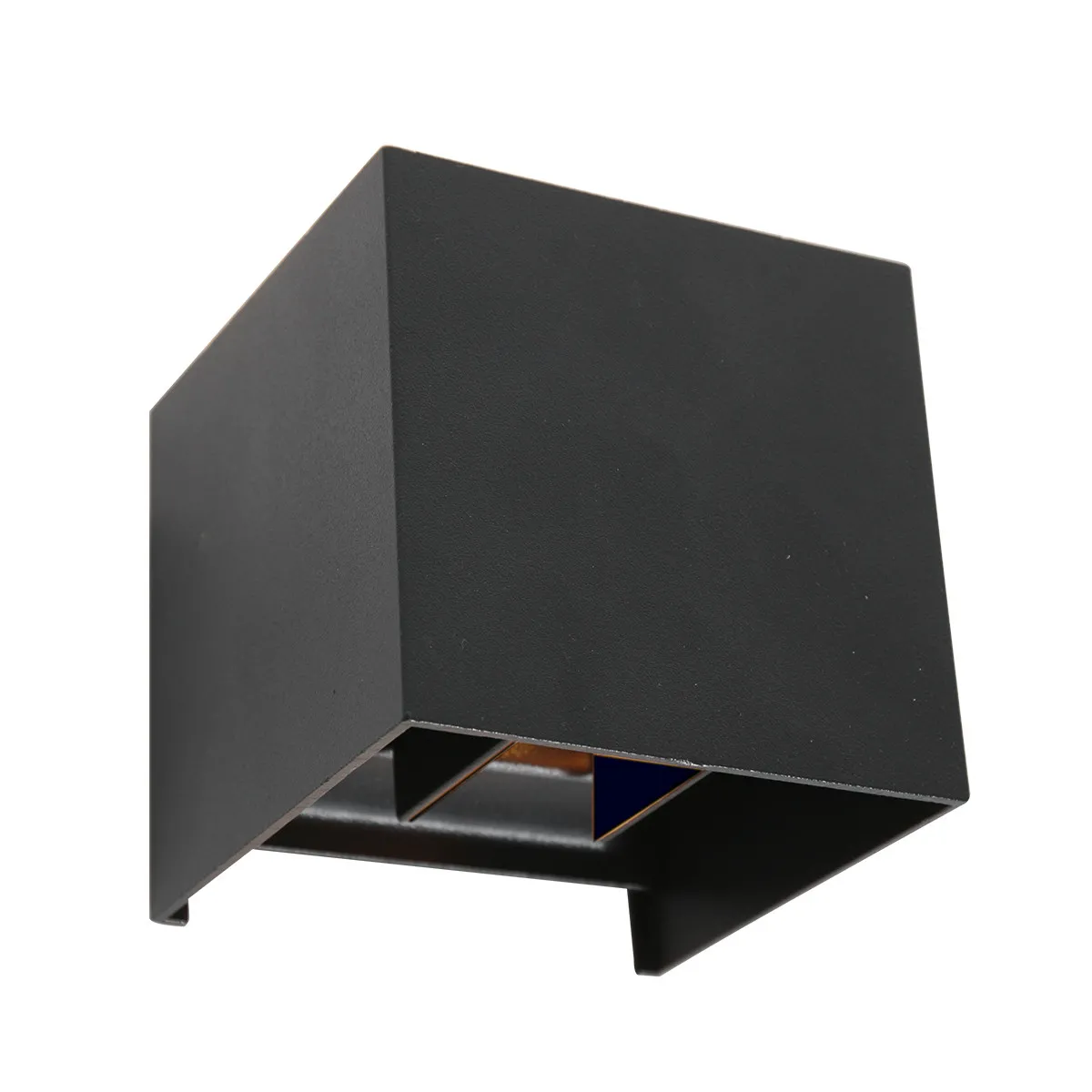 Applique cubique design en métal noir Steinhauer Muro noir