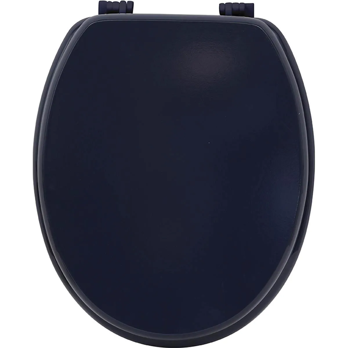 ABATTANT WC MDF 18 POUCES ATTACHES PLASTIQUES BLEU