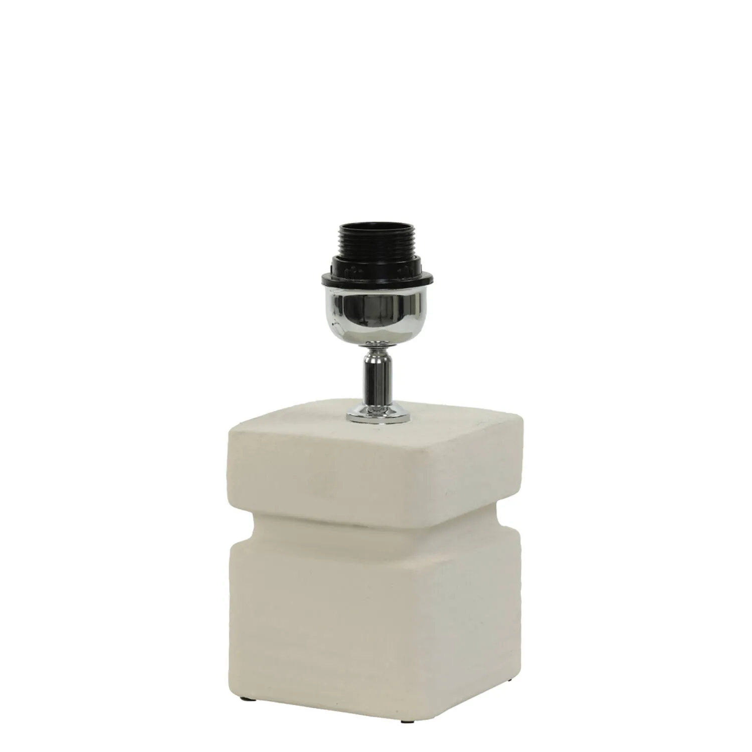 Piedestal de lampe blanc classique Light & Living Amta – H. 24,5 cm