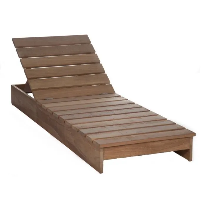 Almunda, bain de soleil, bois iroko