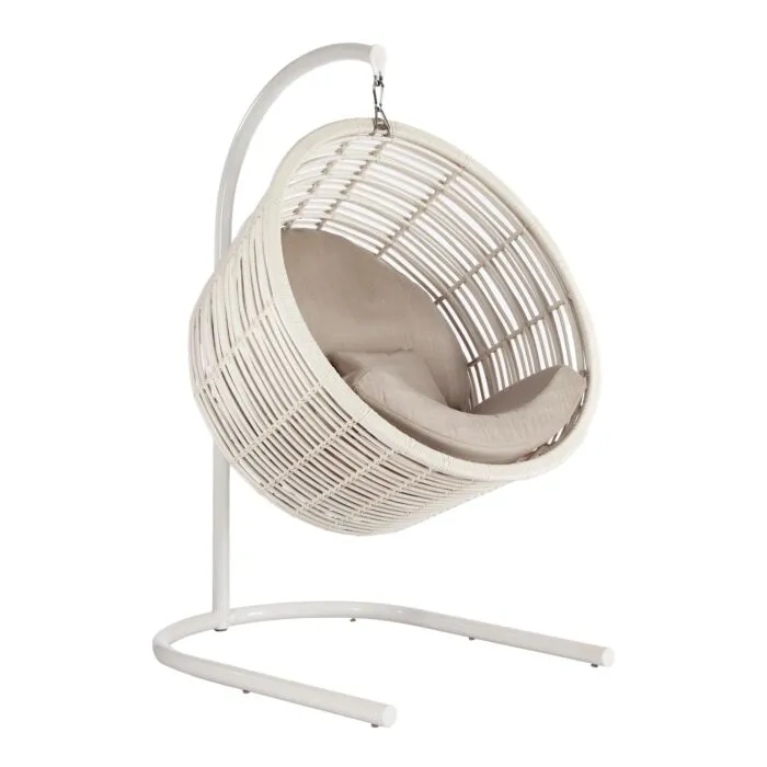 Mercy, balancelle de jardin, résine et aluminium