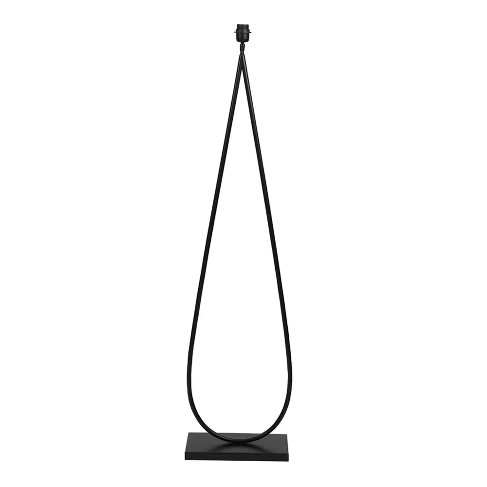 Base de lampadaire moderne noire forme goutte Light & Living Tamsu