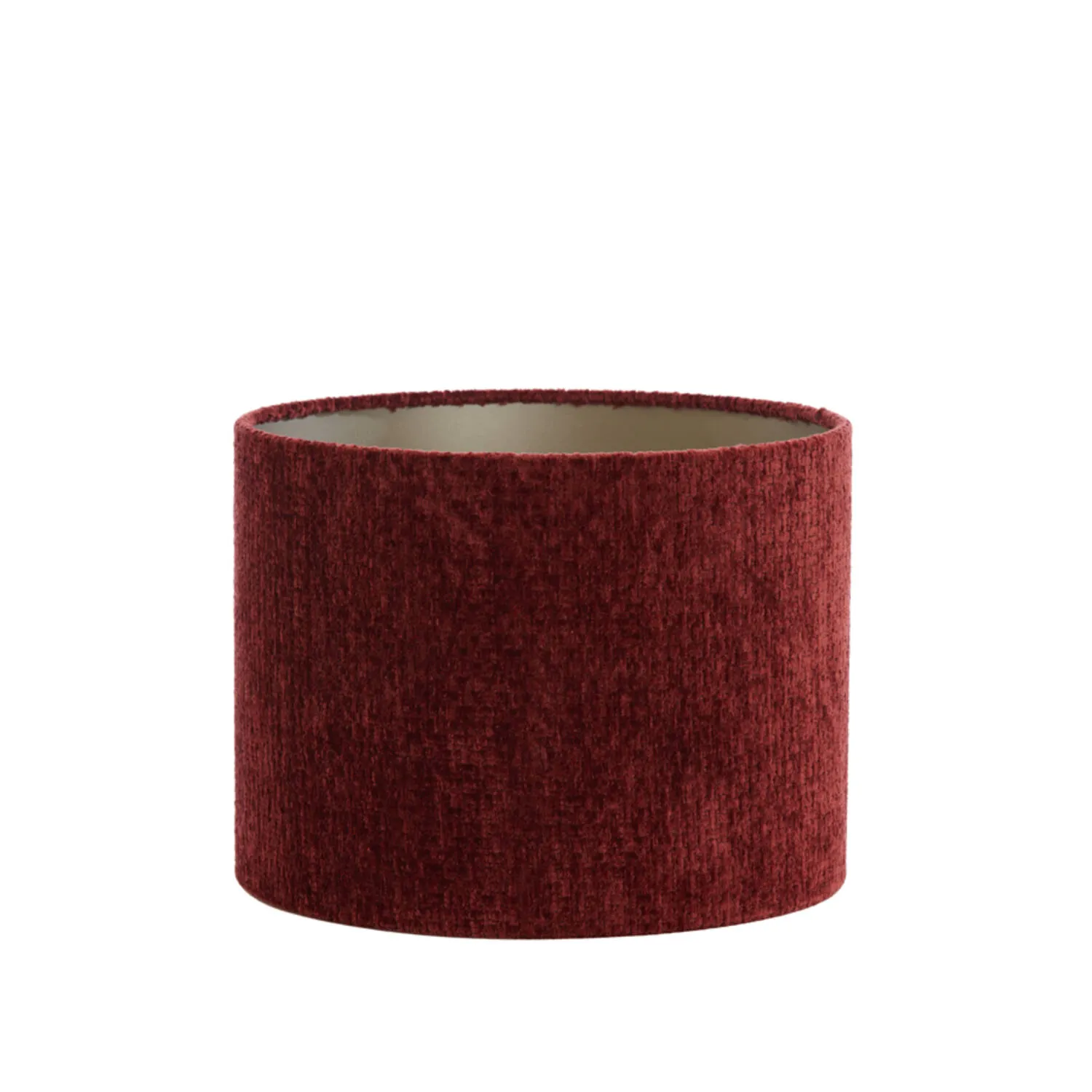 Abat-jour cylindrique en rouge Light & Living Ruby – Ø 25 cm