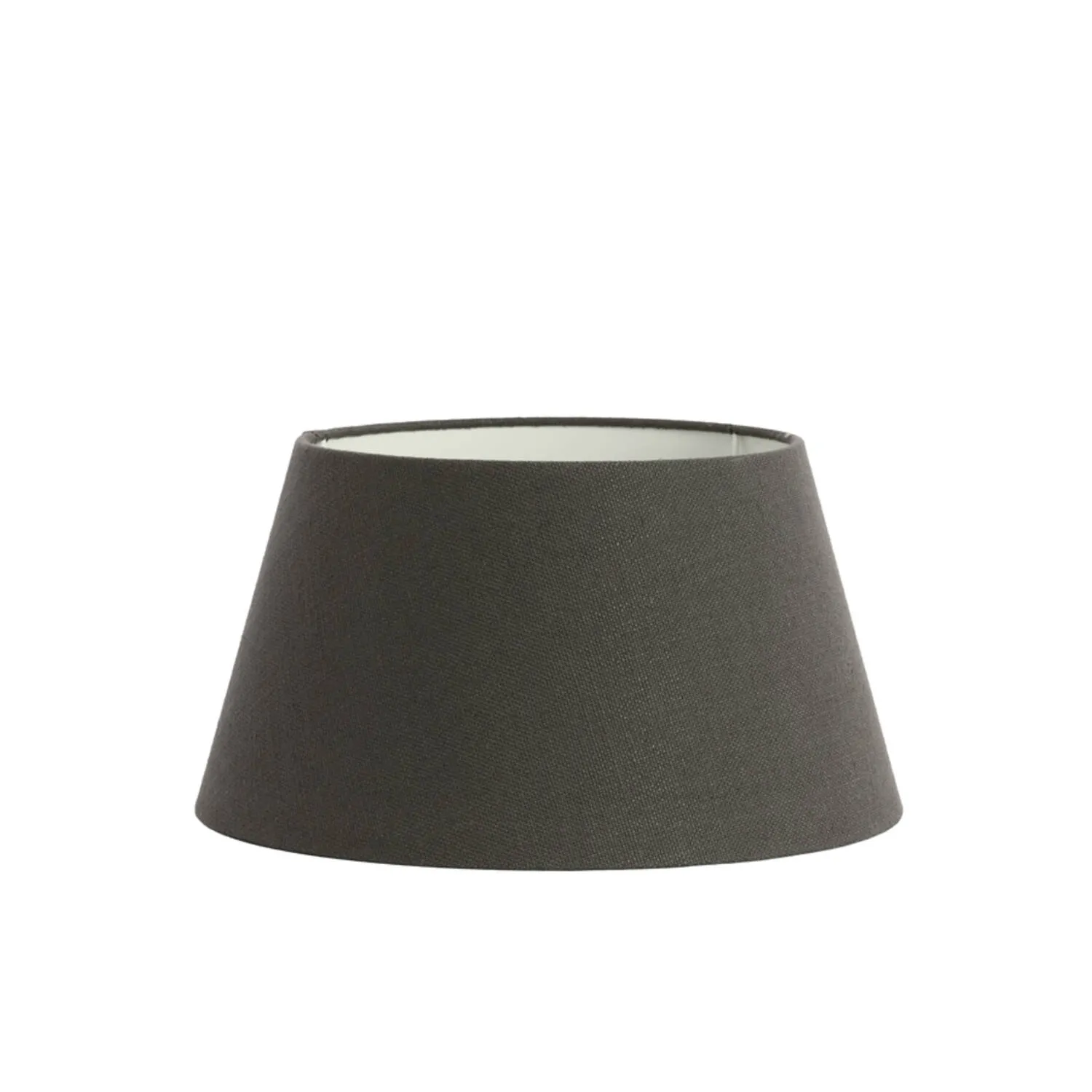 Abat-jour conique noir en tissu Light & Living Livigno – Ø 25 cm