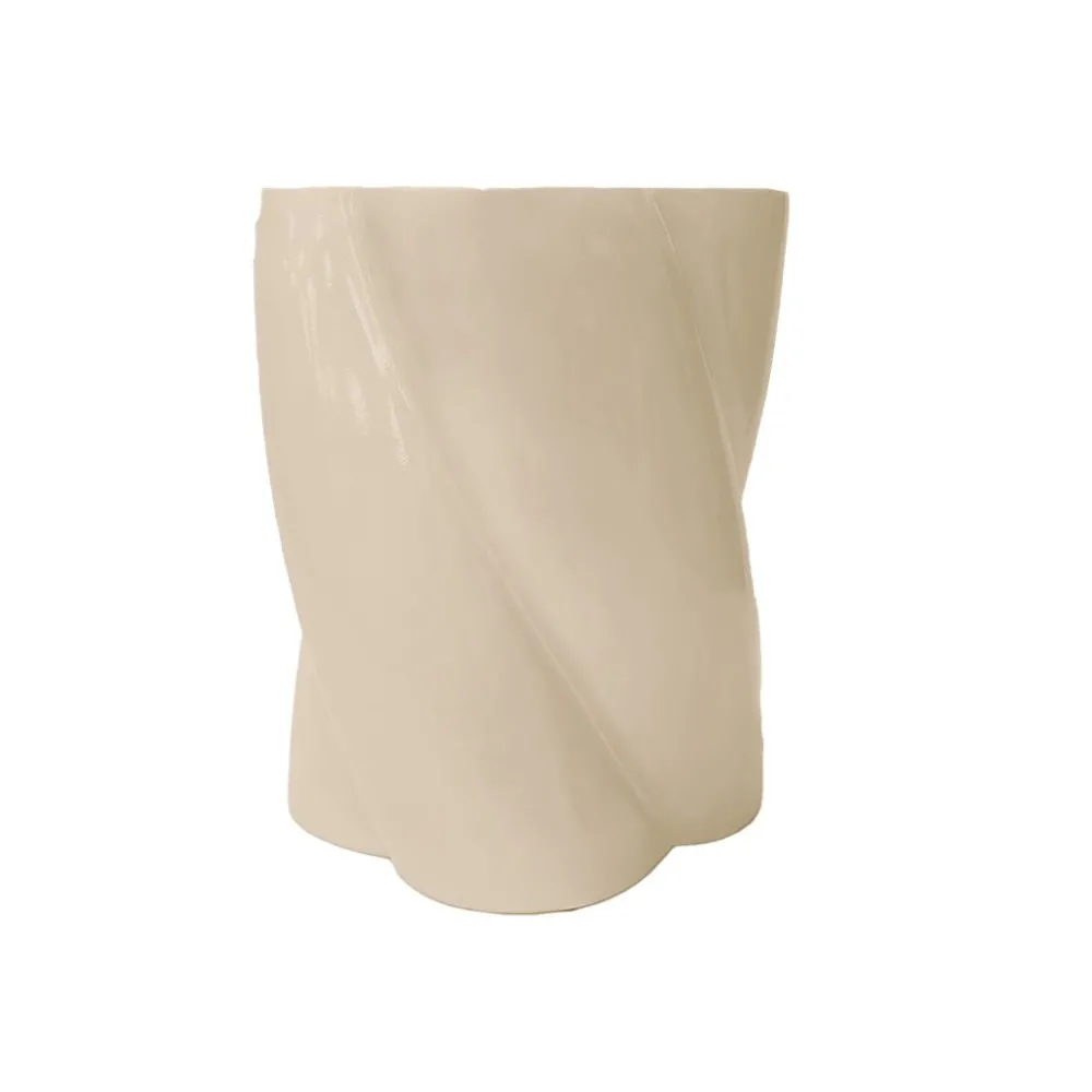 Bout de canapé groovy beige