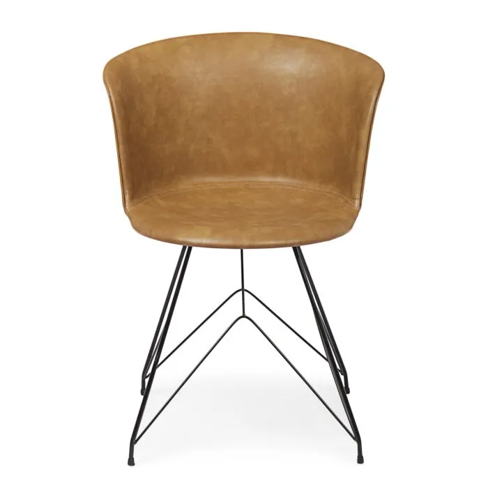 Loft, chaise vintage, simili-cuir