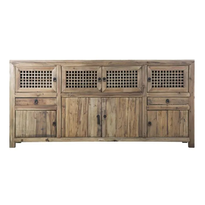 Yunnan, buffet asiatique, pin recyclé