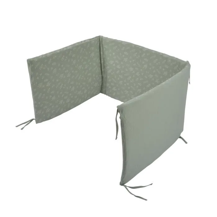 TOUR DE LIT GAZE DE COTON 40X180CM CELADON