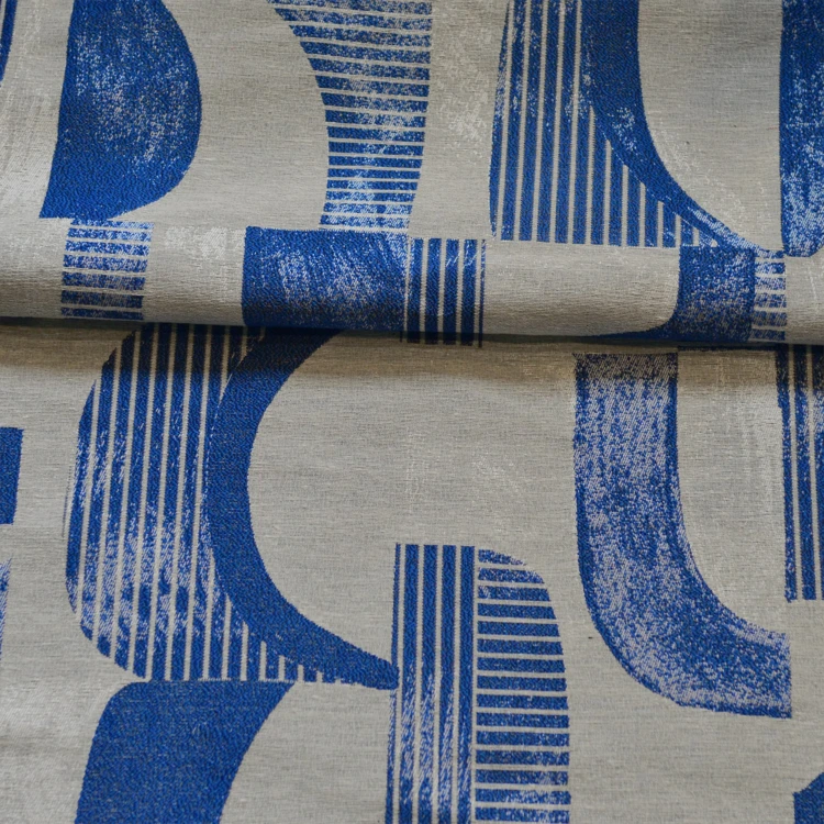 Tissus d'ameublement à motifs indigo