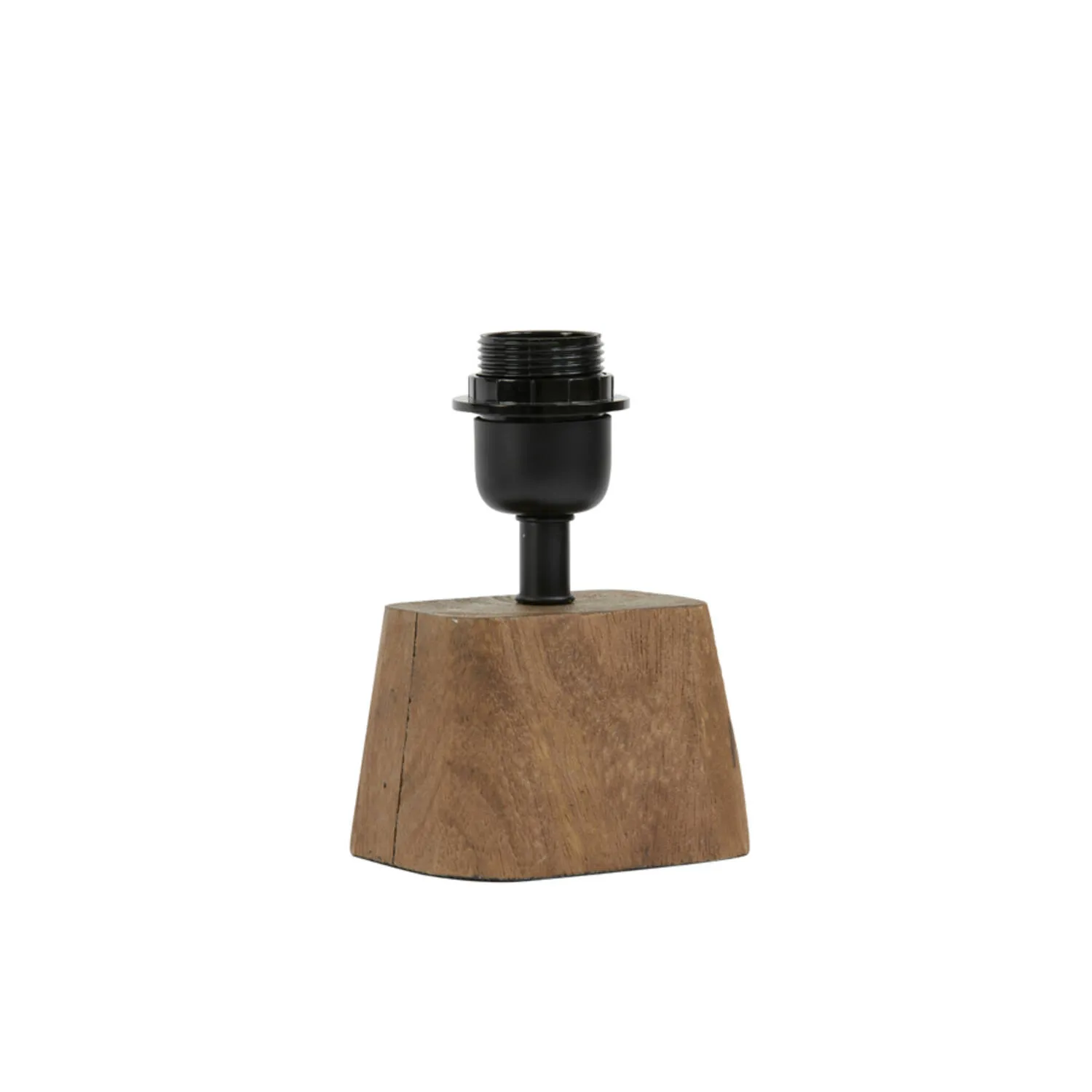 Socle de lampe en bois avec douille Light & Living Kardan – H. 19 cm