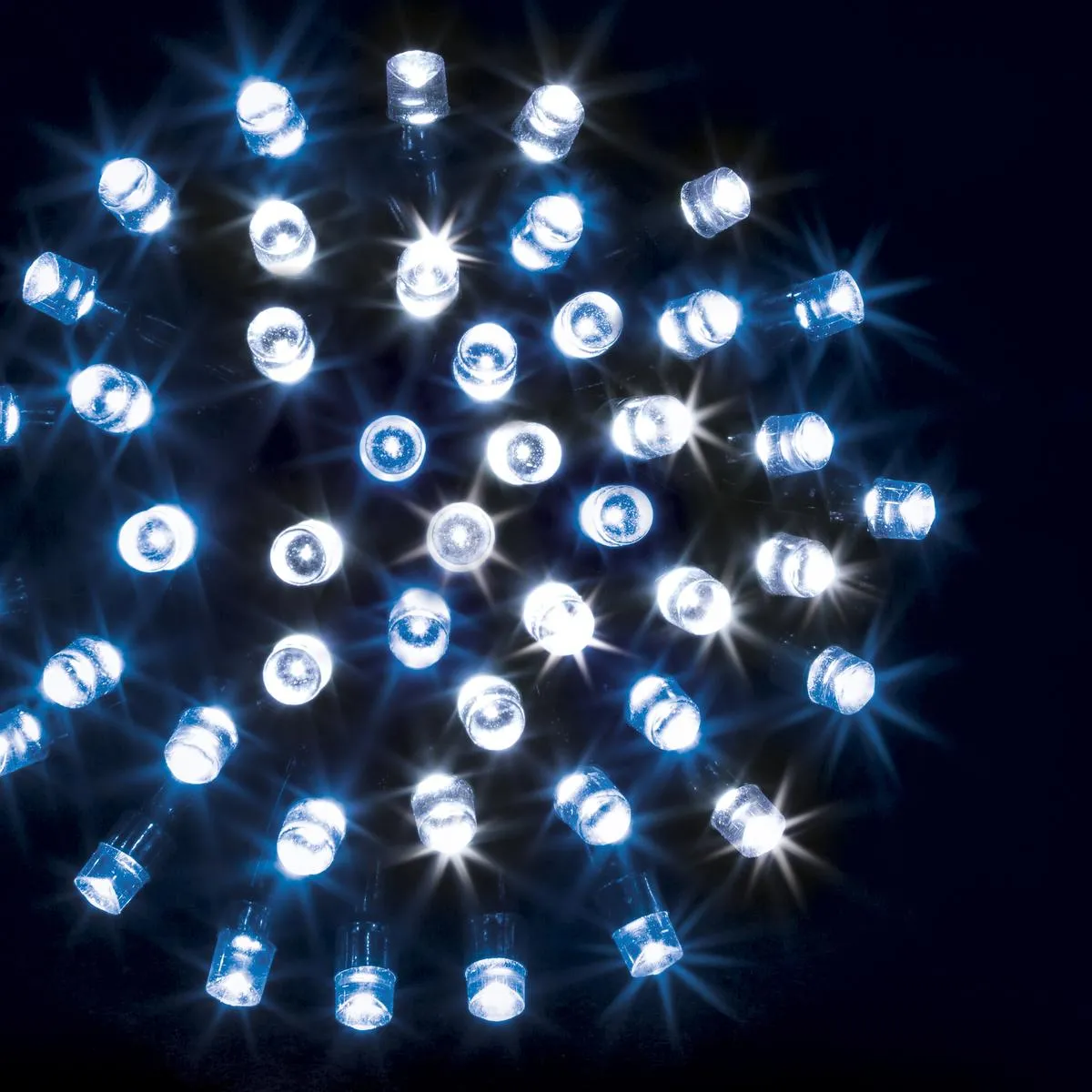 GUIRLANDE EXTERIEUR 20M 200LEDS BLANC FROID BLEU