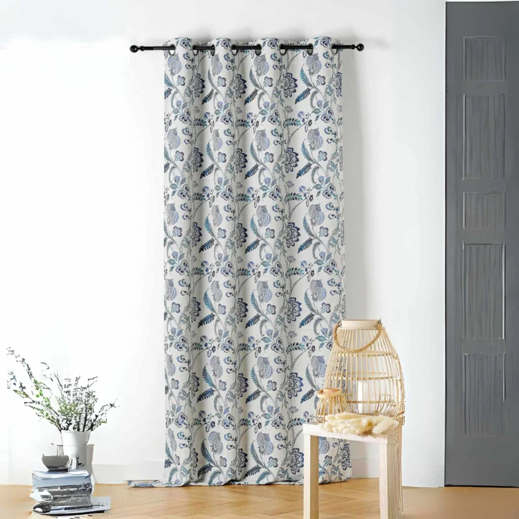 Rideau tamisant vintage floral