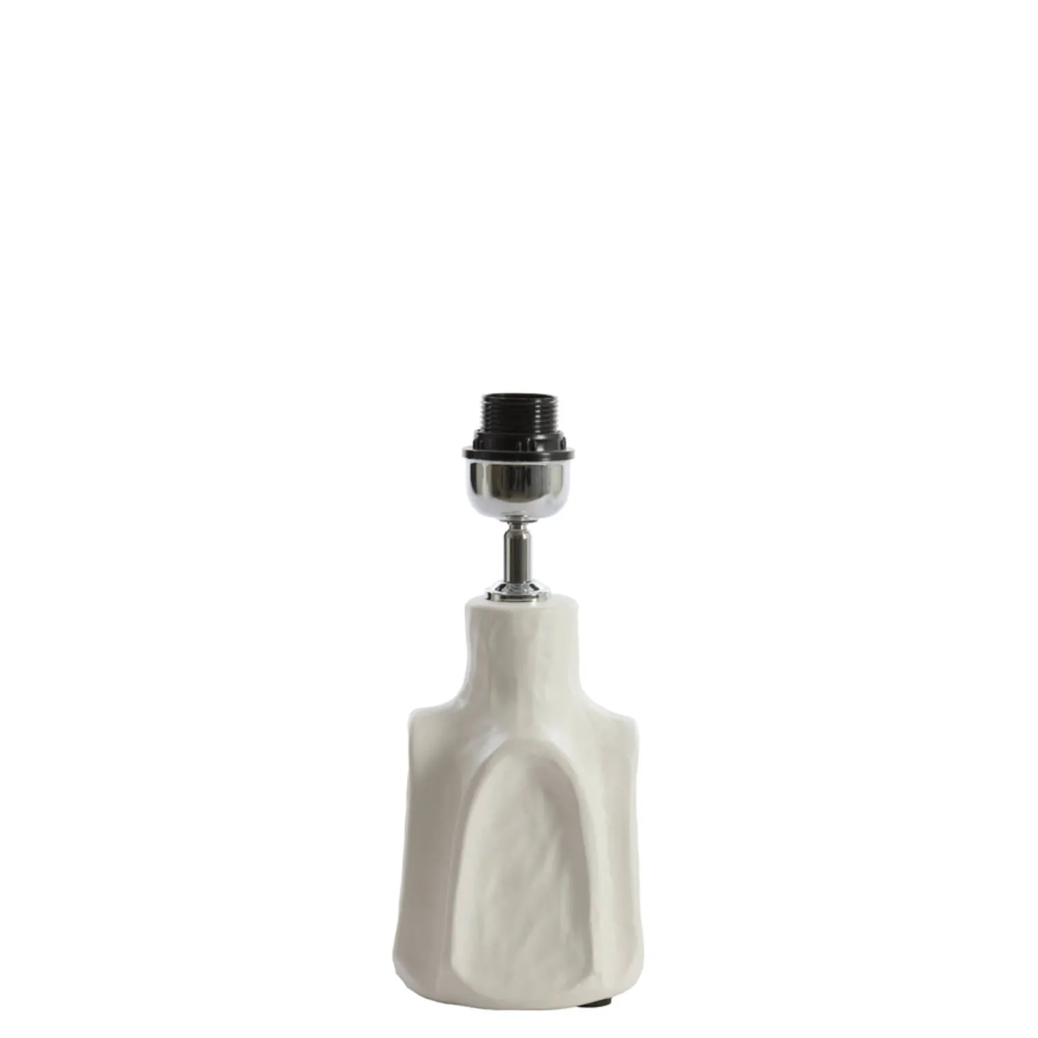 Socle de lampe en céramique blanche Light & Living Amade – H. 37 cm