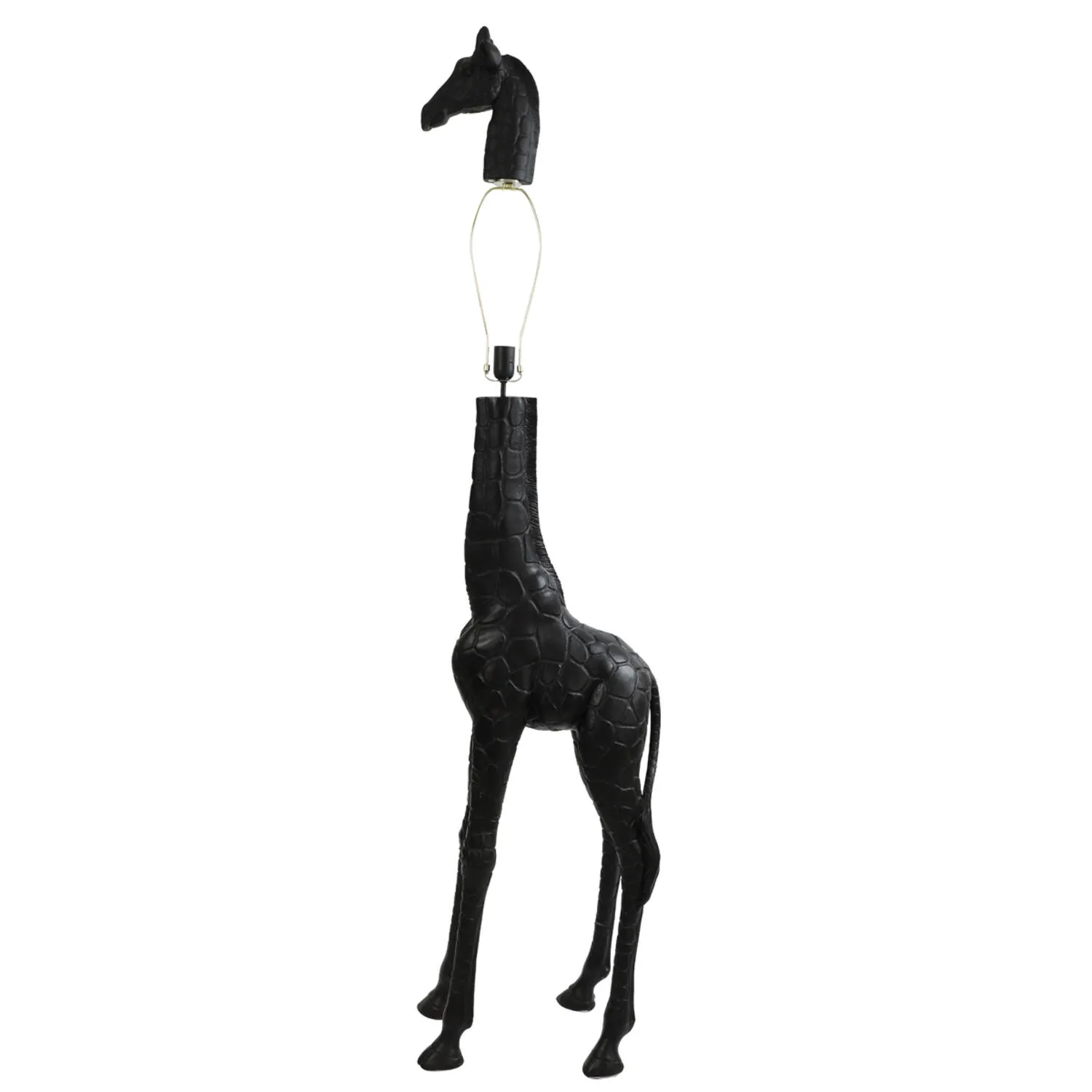 Grand lampadaire girafe noir Light & Living Giraffe – H. 184 cm