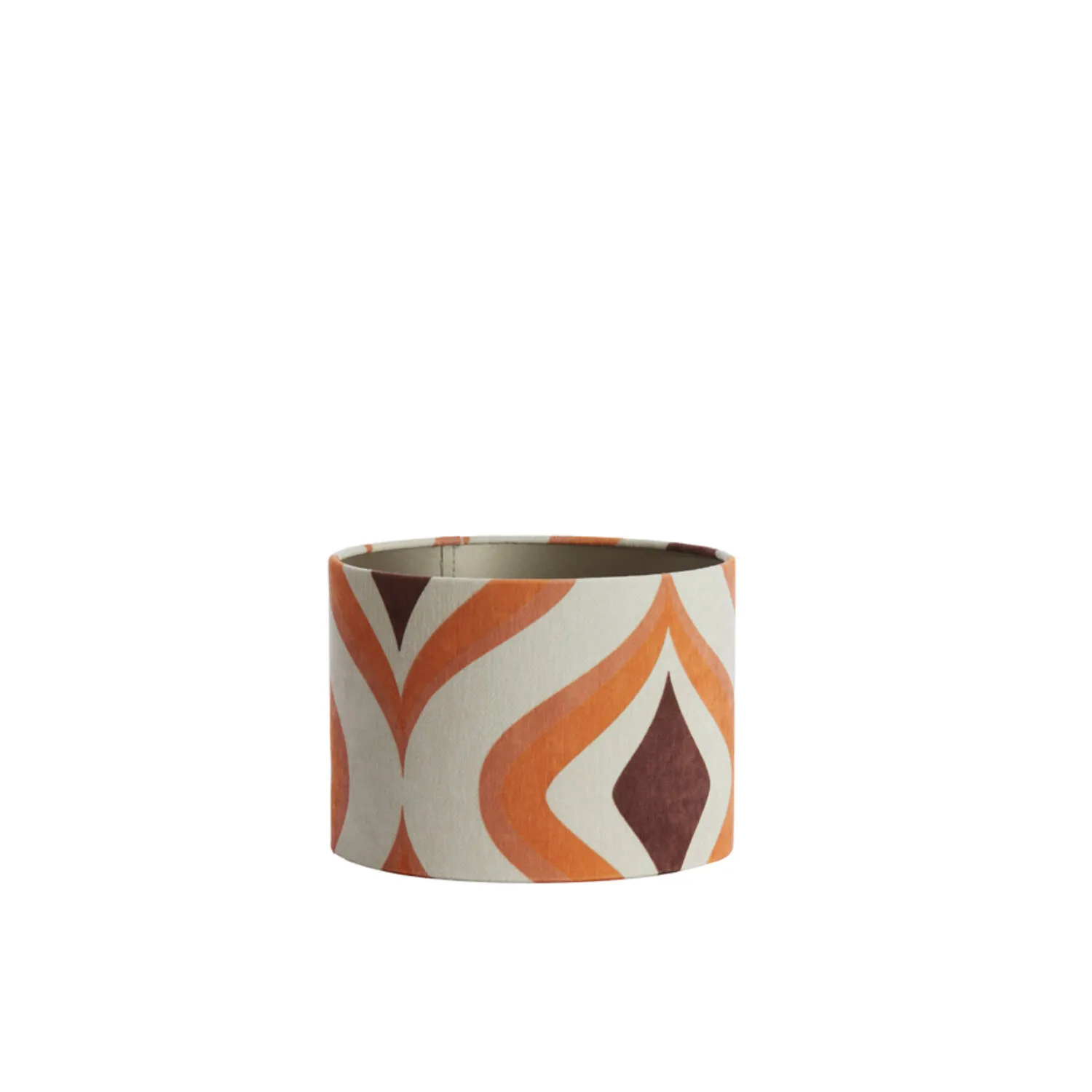 Abat-jour à motif rétro en forme de cylindre Light & Living Cookie – Ø 25 cm