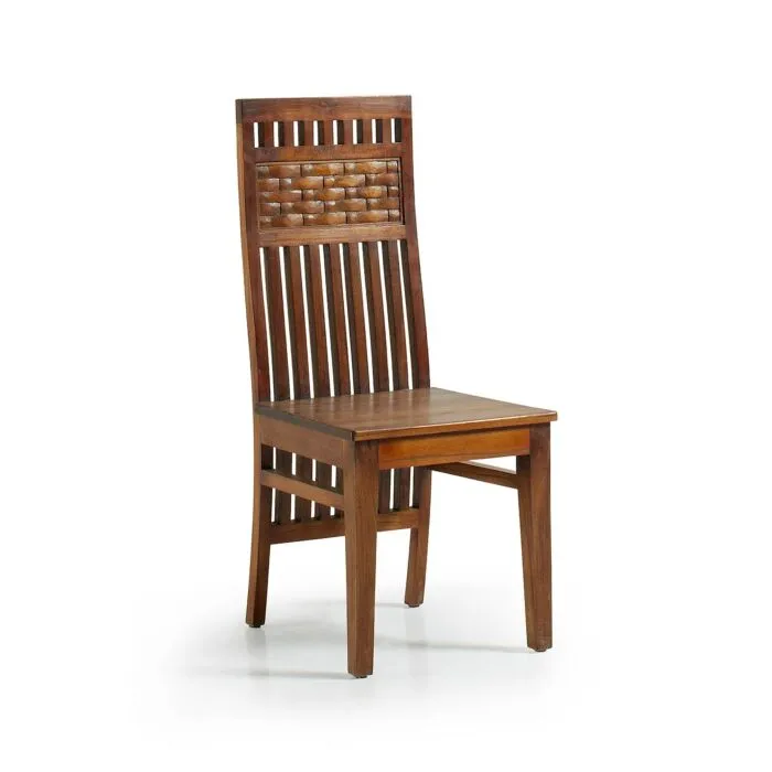 Star, chaise bois avec dossier haut