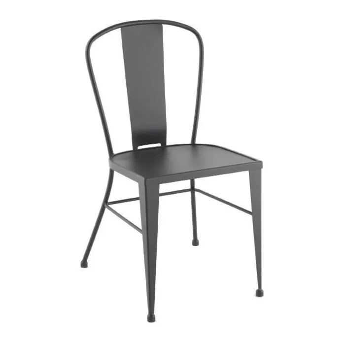 Indus, chaise métal Tolix, piètement élargi